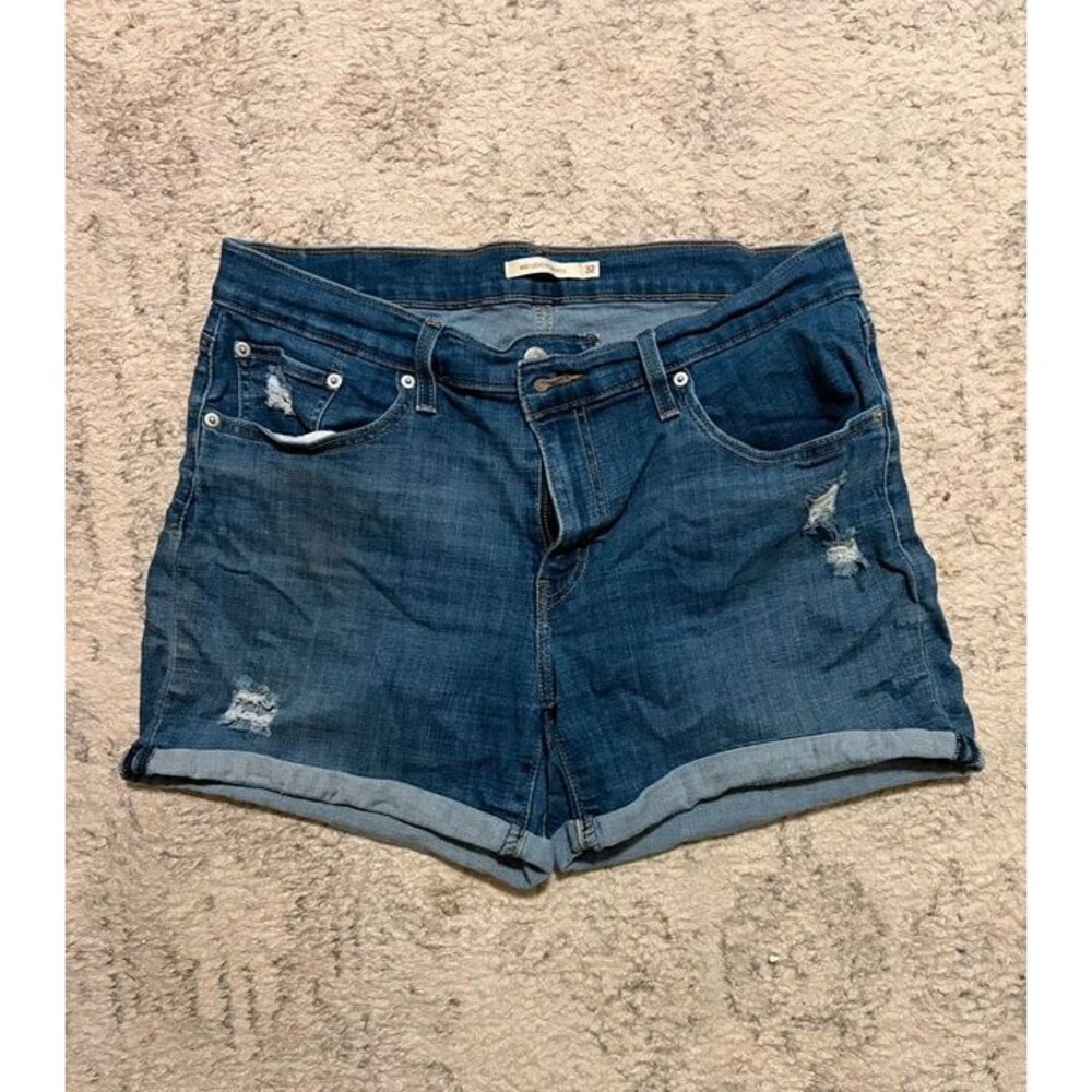 Levi's Mid Length Jean Shorts